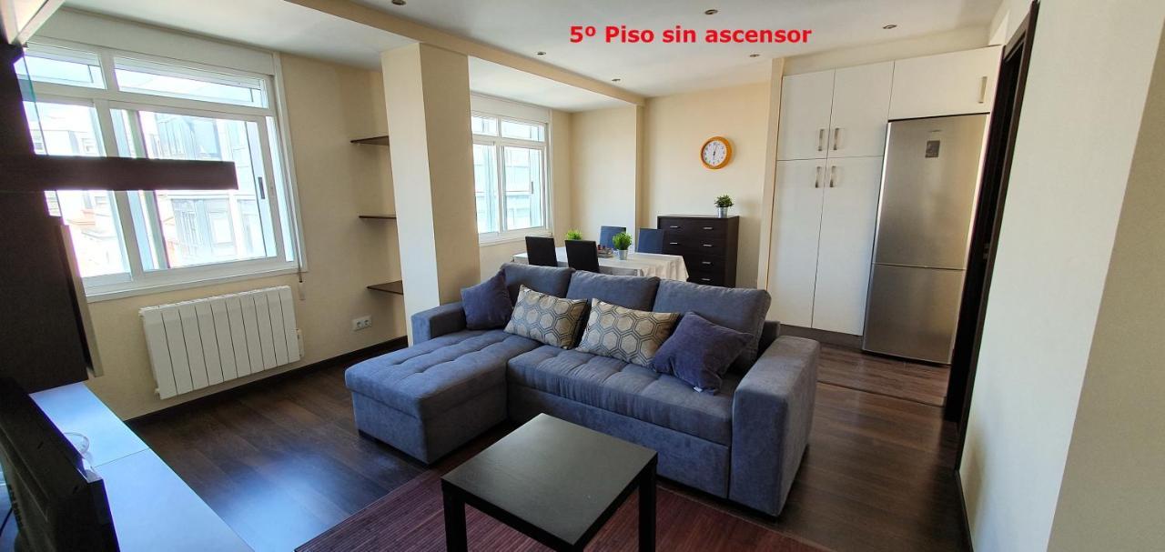 Coqueto Apartamento De 2 Habitaciones En Zona Estacion Tren A Coruna Luaran gambar
