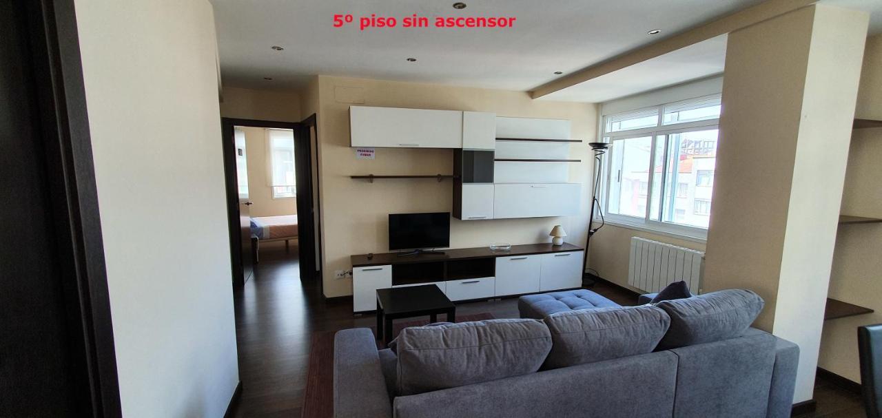 Coqueto Apartamento De 2 Habitaciones En Zona Estacion Tren A Coruna Luaran gambar
